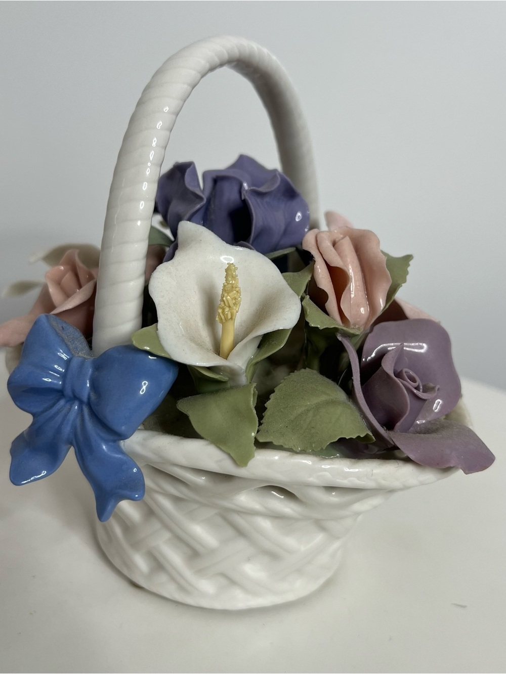 Vintage Anna Rosa Spring Bouquet Floral San Francisco Music Box
